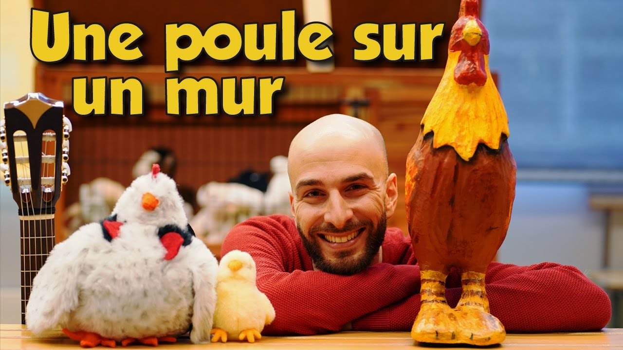[Comptine] - Une poule sur un mur