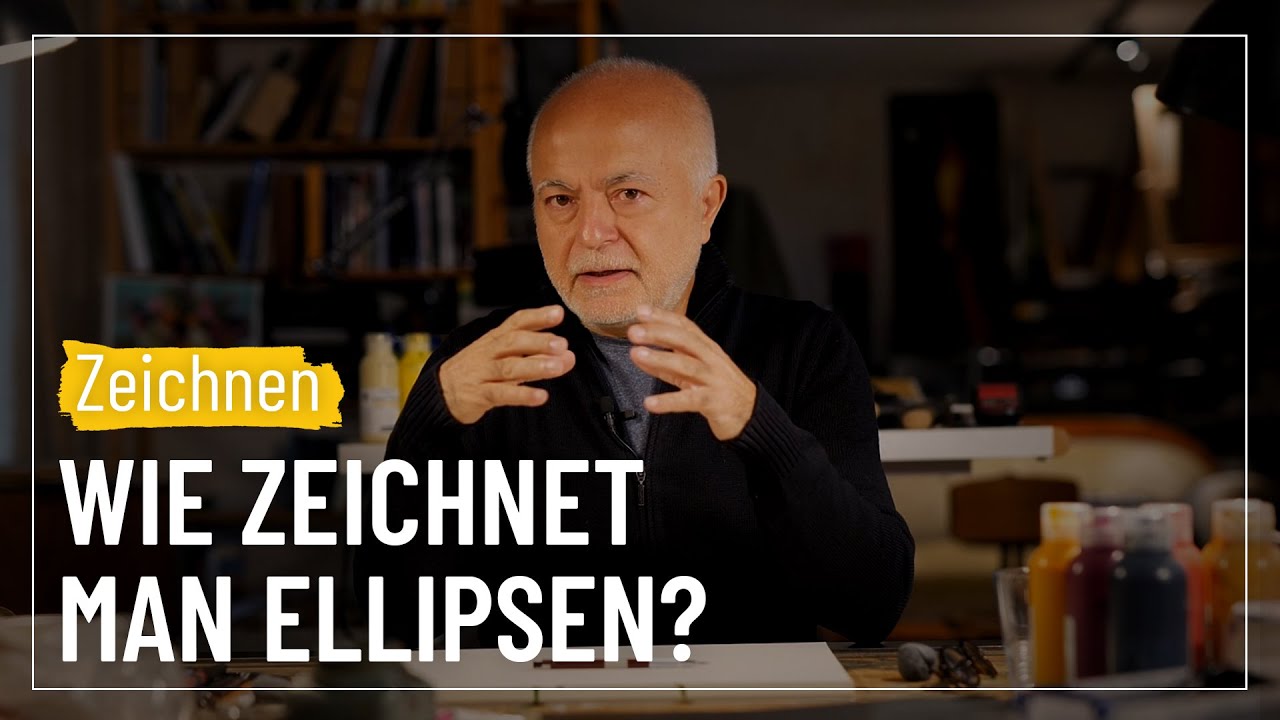 Zwei einfache Übungen um realistische Ellipsen zu zeichnen | sehen&gestalten #78