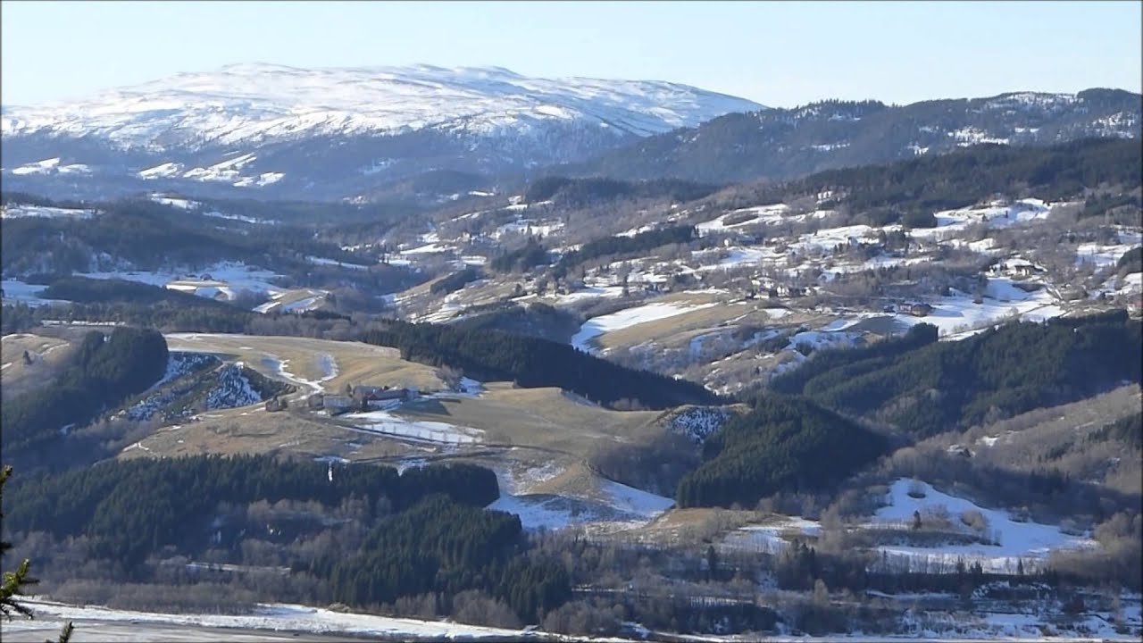 Fjellperspektiv mellom Orkanger og Fannrem i Orkdalen