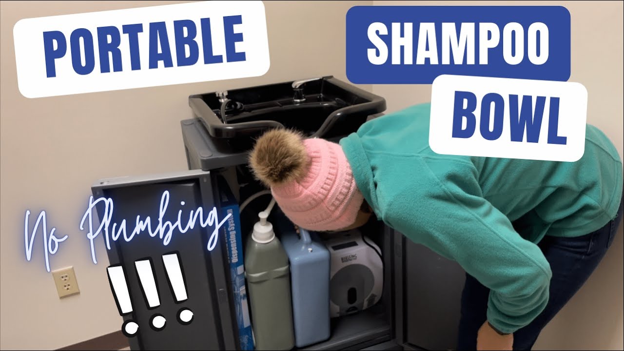 Portable Shampoo Bowl | NO PLUMBING REQUIRED!!! | Wash ANYWHERE