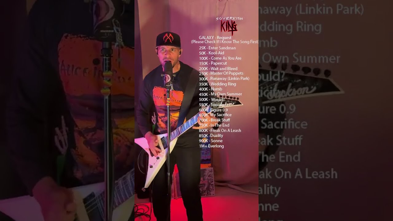 Vocal + Guitar Jam! (Metallica, Slipknot, Linkin Park, Deftones, SOAD, Rammstein, Requests etc.)