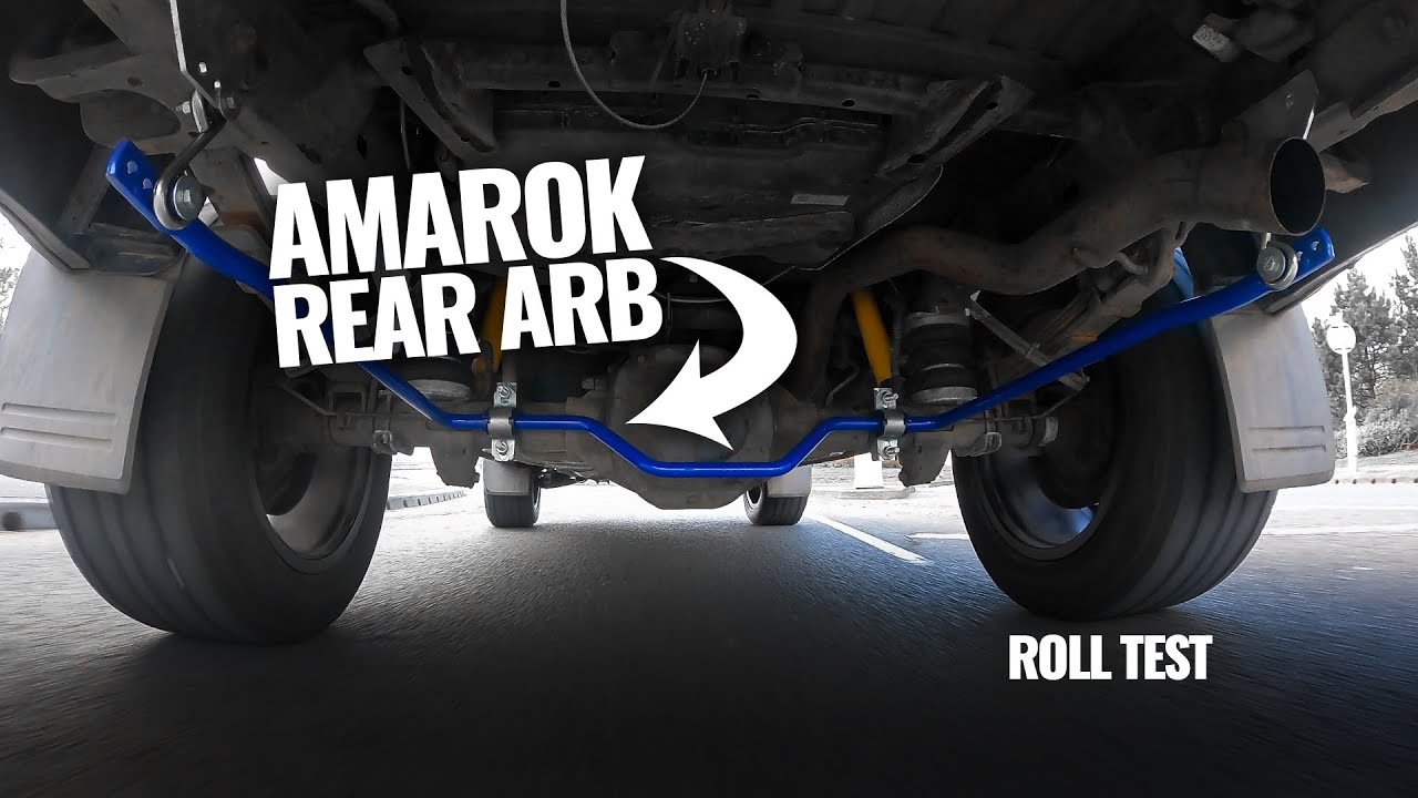 VW Amarok Anti Roll Bar (ARB) - Roll Testing!
