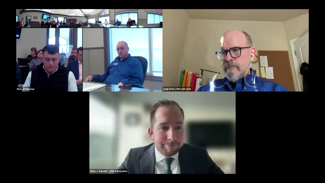 February 11, 2026, Port of Morrow Regular Commission Meeting