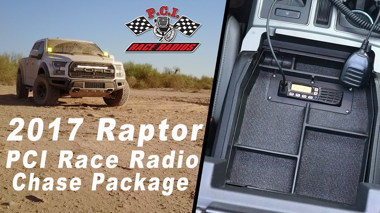 PCI Race Radios Chase Package Installed on 2017 Ford Raptor