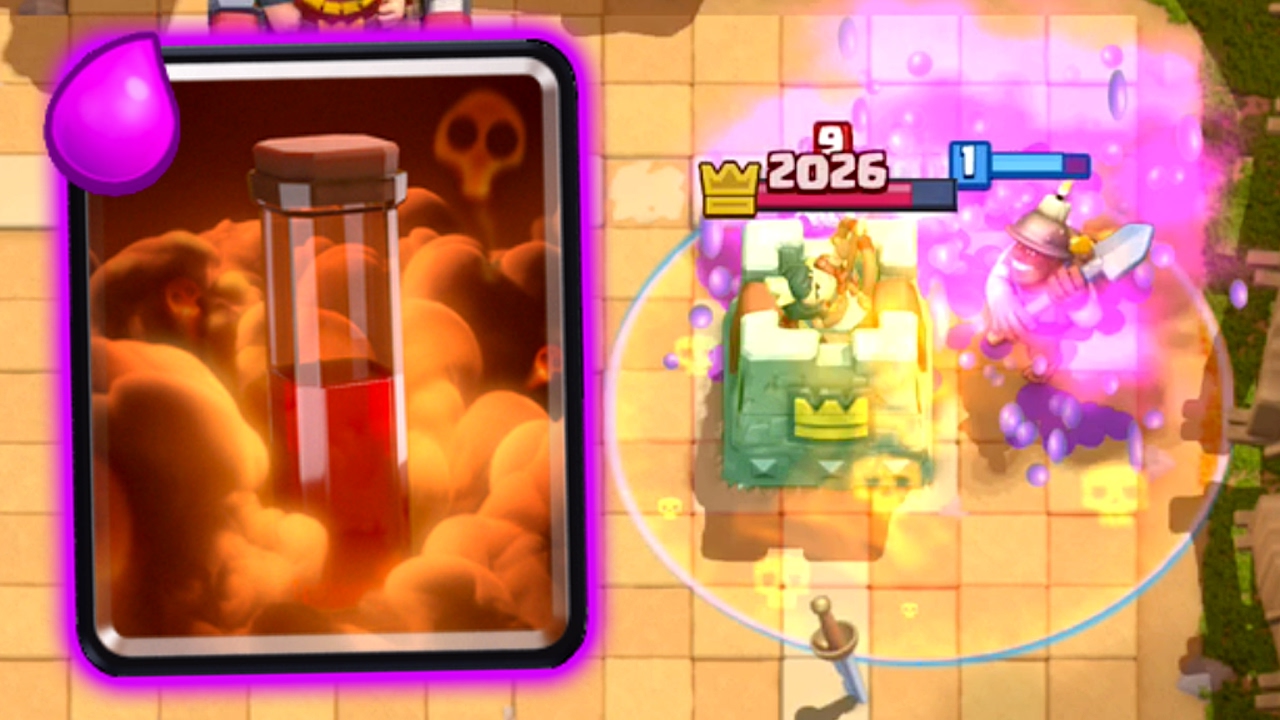 Clash Royale - POISON BUFF! R.I.P. Skeletons