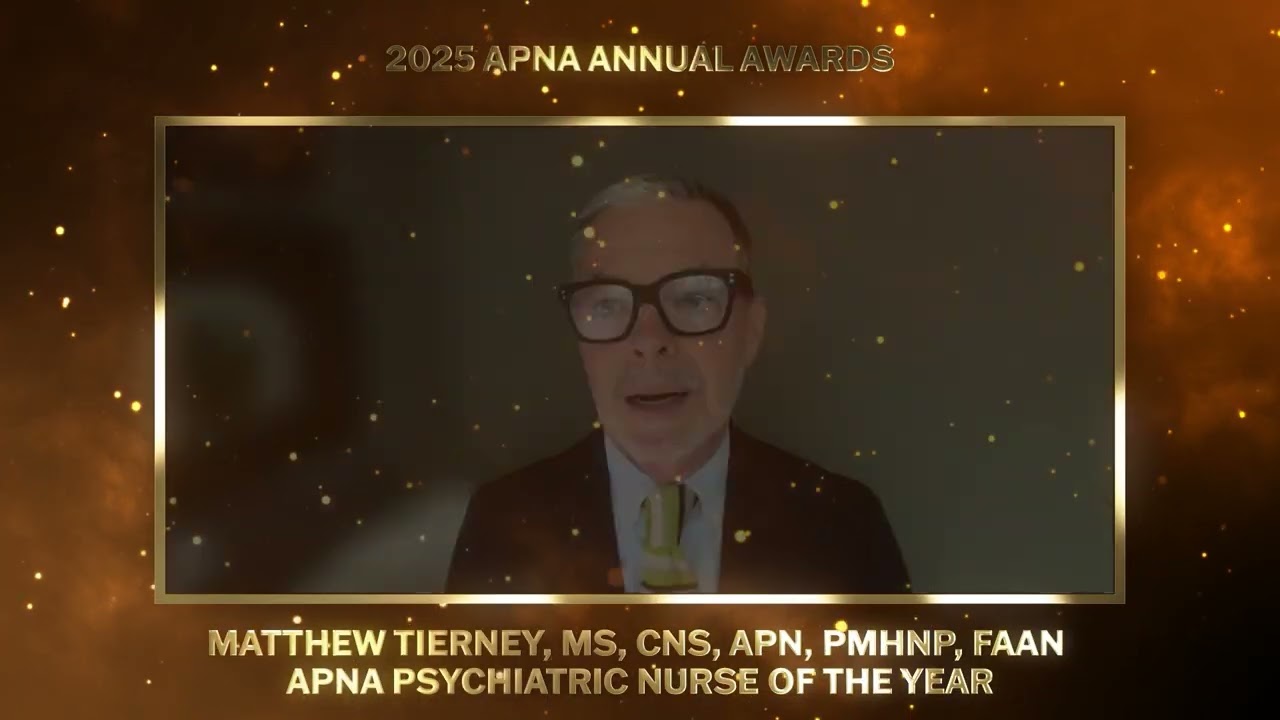 Psychiatric Matthew Tierney | 2025 APNA Psychiatric Nurse of the Year