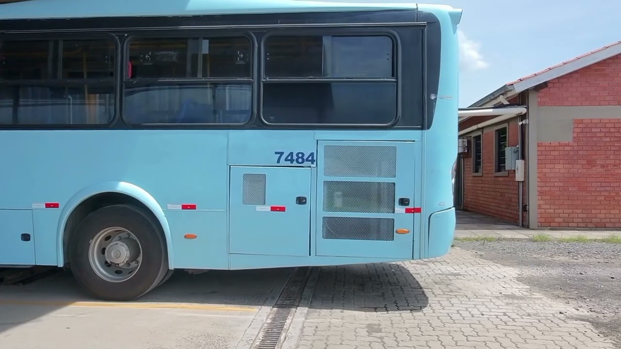 Dji neo filma ônibus articulado!