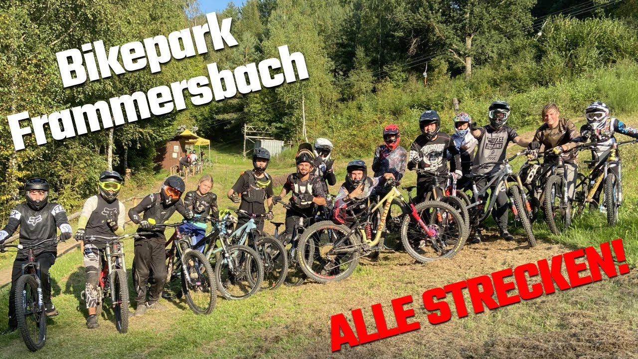 BESTER BIKEPARK für ANFÄNGER? Bikepark Frammersbach - Alle Strecken! Jordan Hugo - Mountainbike