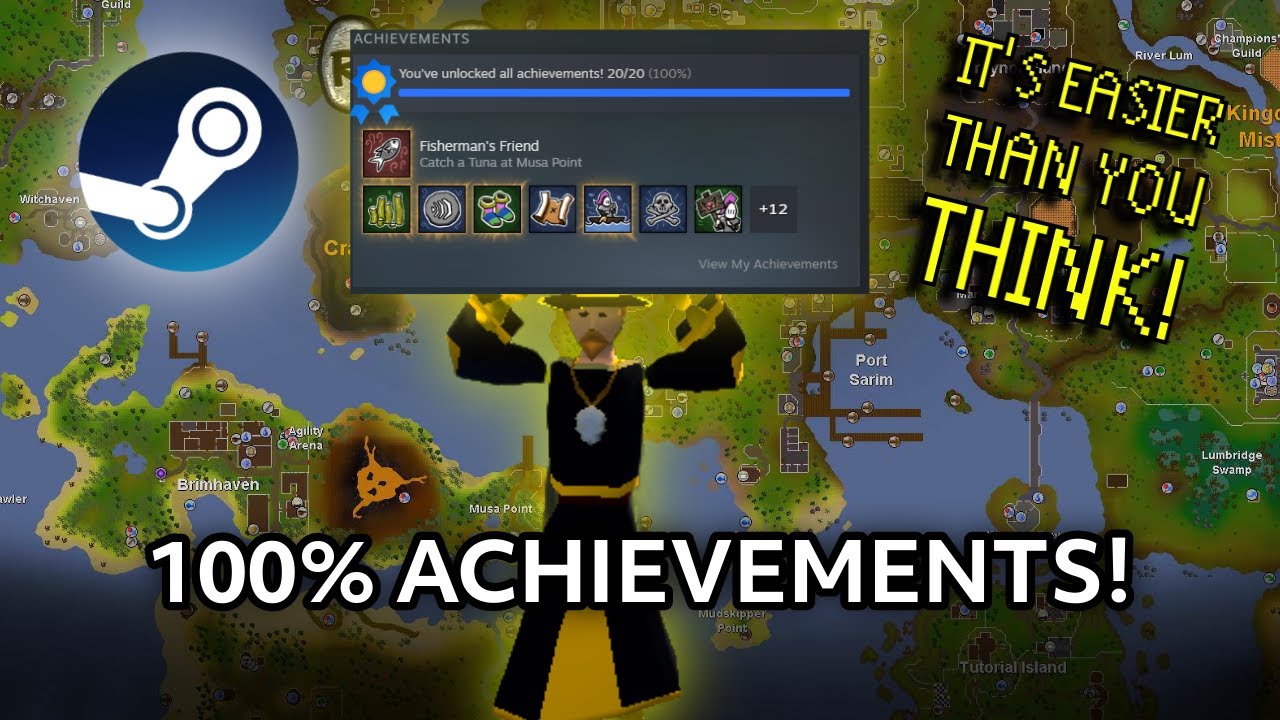 I Got EVERY Steam Achievement in Old School Runescape