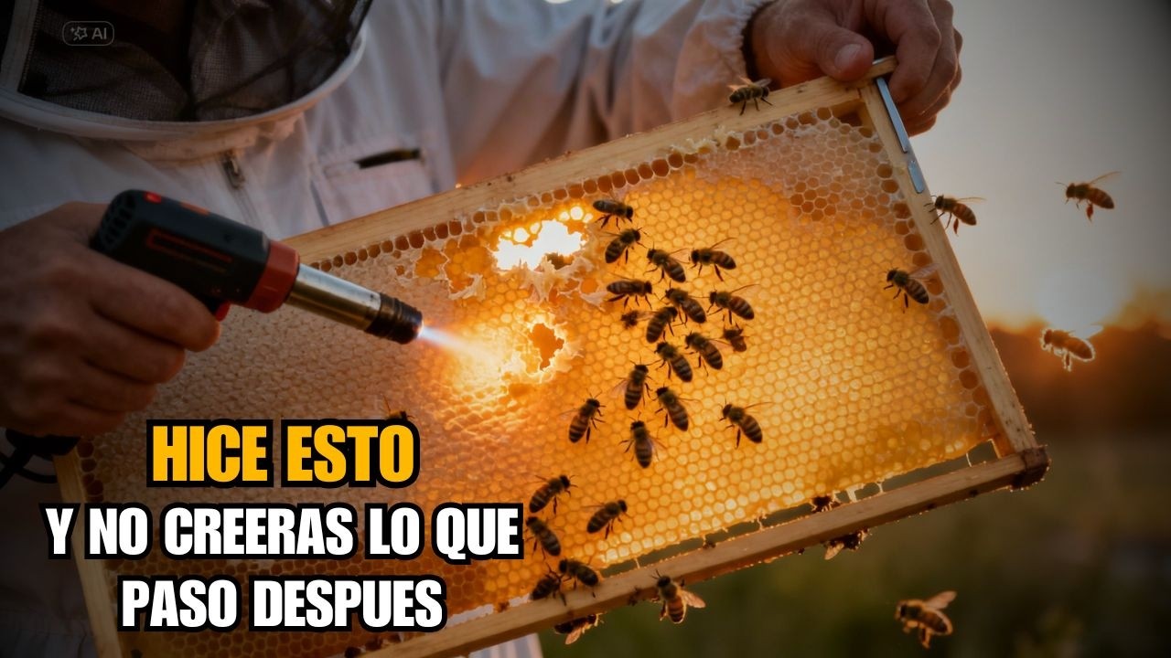 ¡NO LO CREERÁS! ASÍ reaccionan las ABEJAS a la CERA de MALA CALIDAD, Hice Esto.