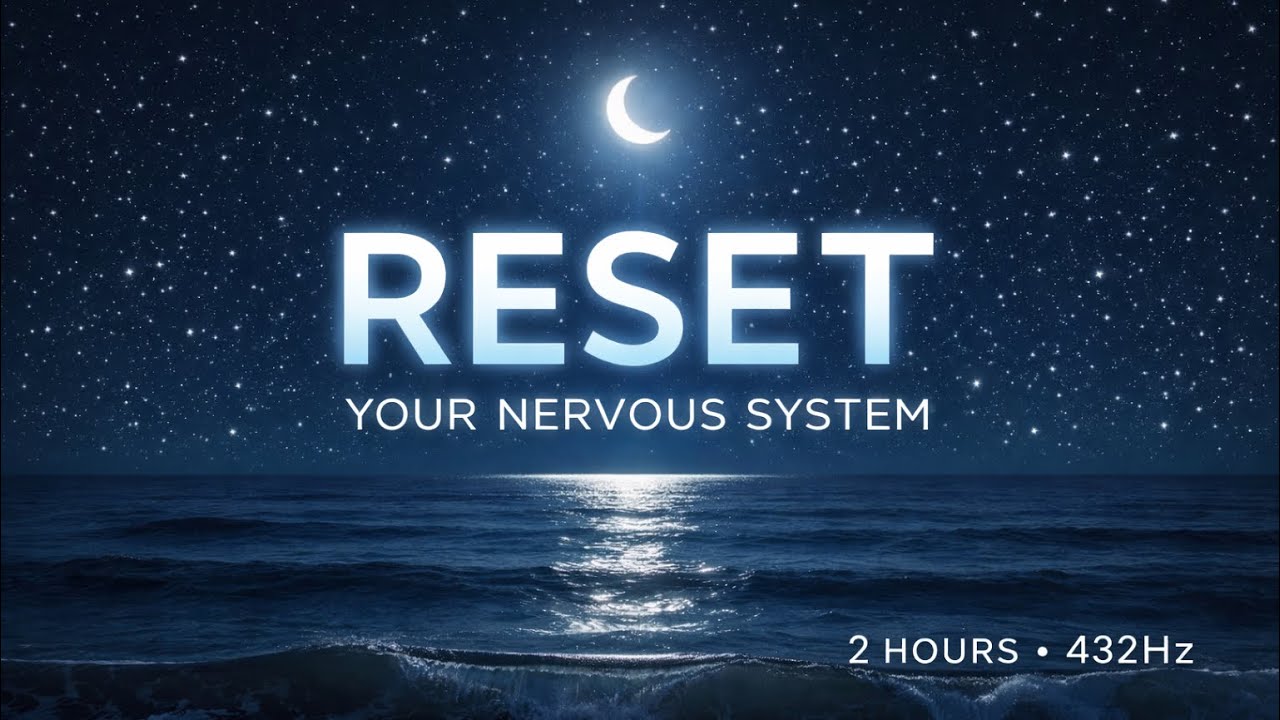 RESET Your Nervous System | 2 Hours Moonlit Ocean 432Hz Deep Calm  自律神経リセット｜2時間 月夜の海 432Hz 深いリラックス