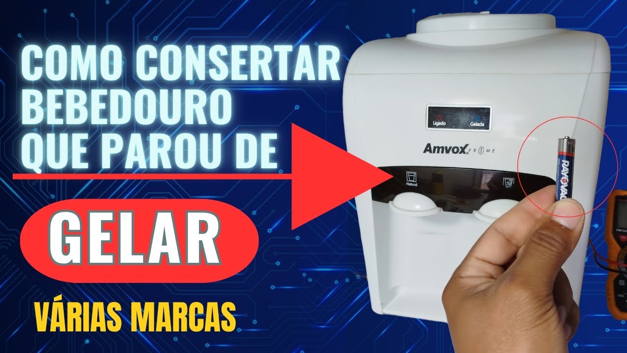 Bebedouro parou de gelar - Como resolver