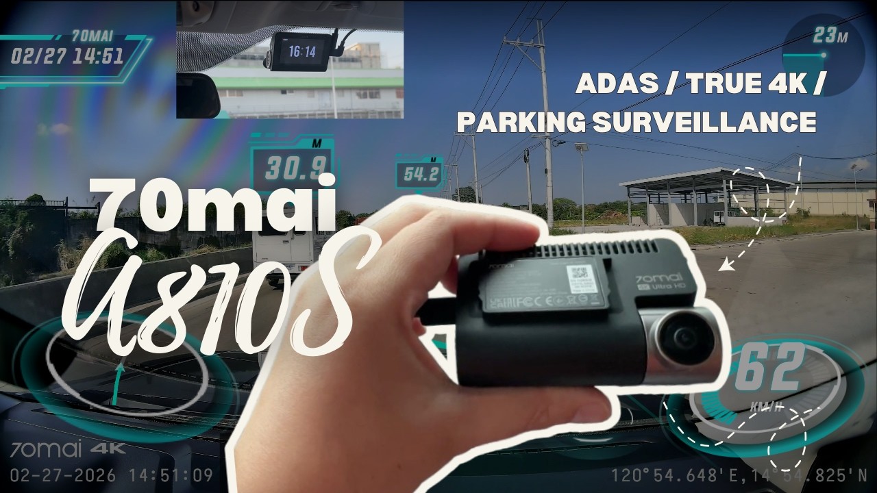 70mai A810S TRUE 4K Dash Cam Review | ADAS, GPS, Parking Surveillance
