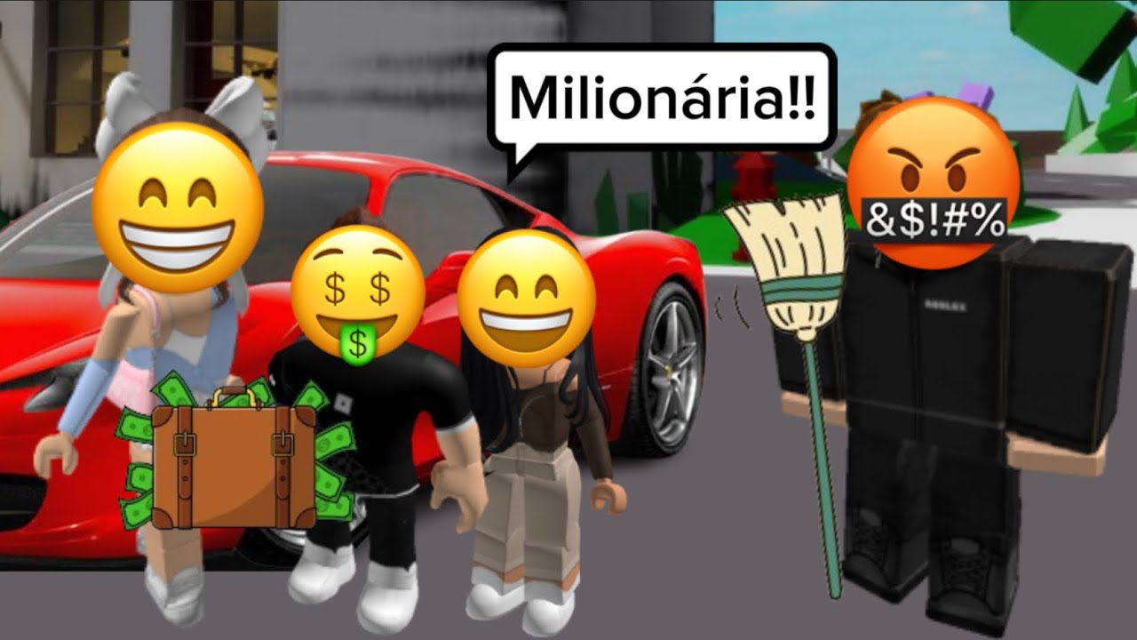 História Roblox - A milionária que ajudou os irmãos que moravam na rua