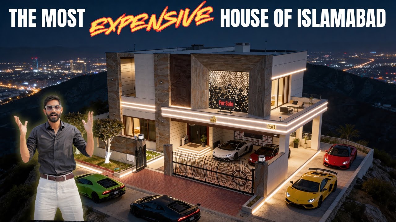 Rs 39 CRORES - Fully Furnished 31.5 Marla BILLIONAIRE's HOUSE For Sale in Islamabad