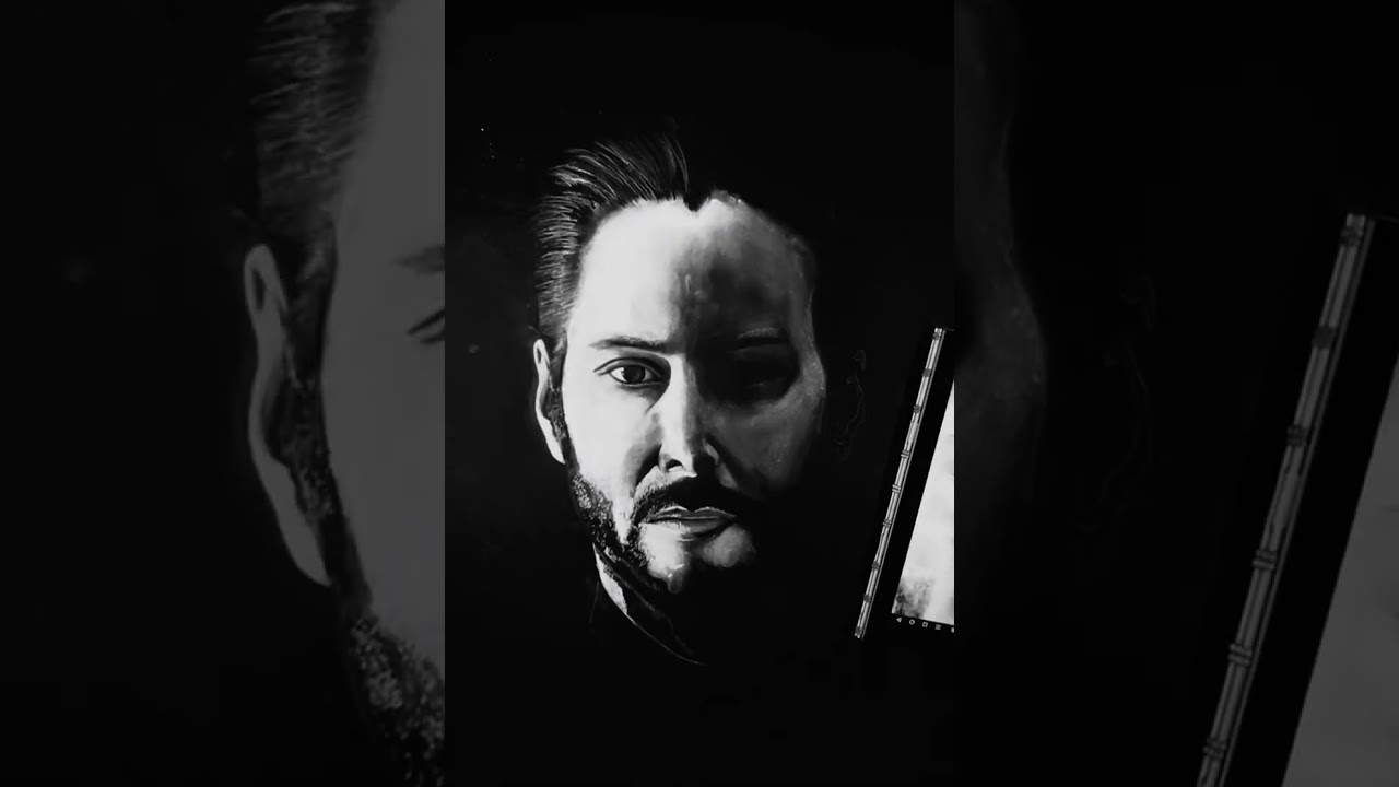 Keanu Reeves timelapse draw