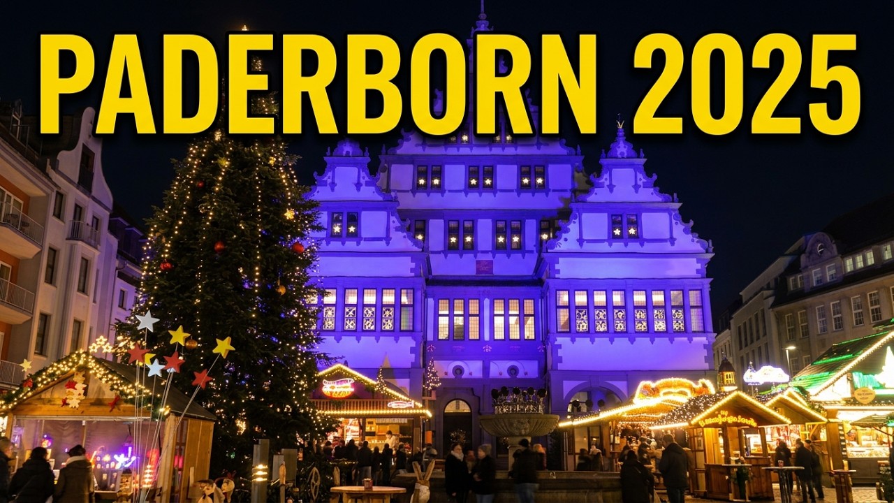 Weihnachtsmarkt Paderborn 2025  in 4 K
