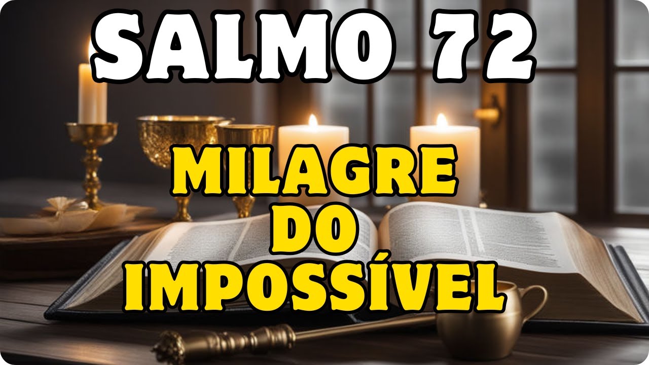 Salmo 72 -  Milagre Do Imposs&iacute;vel &ndash; Recebe Agora Sua B&ecirc;n&ccedil;&atilde;o  | ORA&Ccedil;&Atilde;O PODEROSA