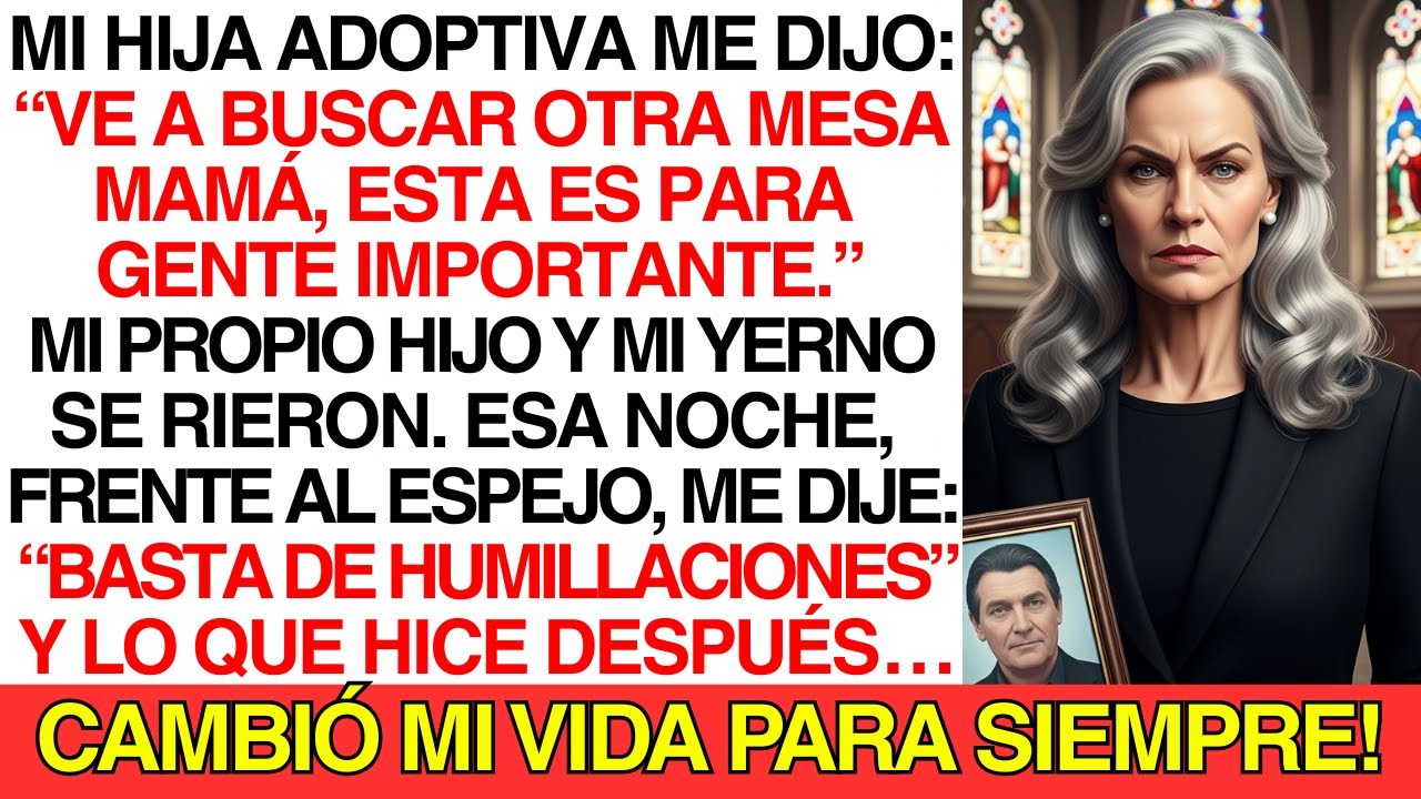 Mi hija adoptiva grit&oacute; &ldquo;&iexcl;Busca otra mesa!&rdquo; en la cena familiar... Pero una voz la detuvo...