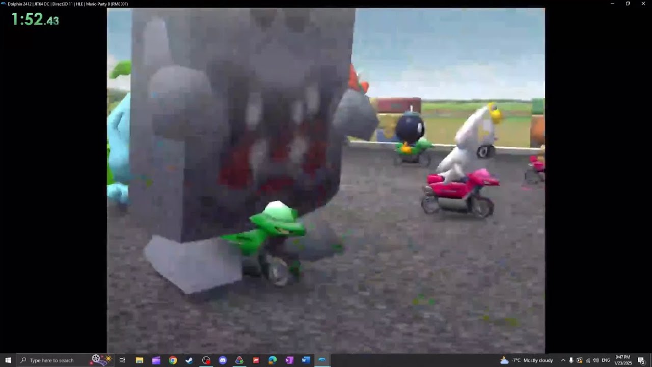 Mario Party 8: Moped Mayhem at 5x speed