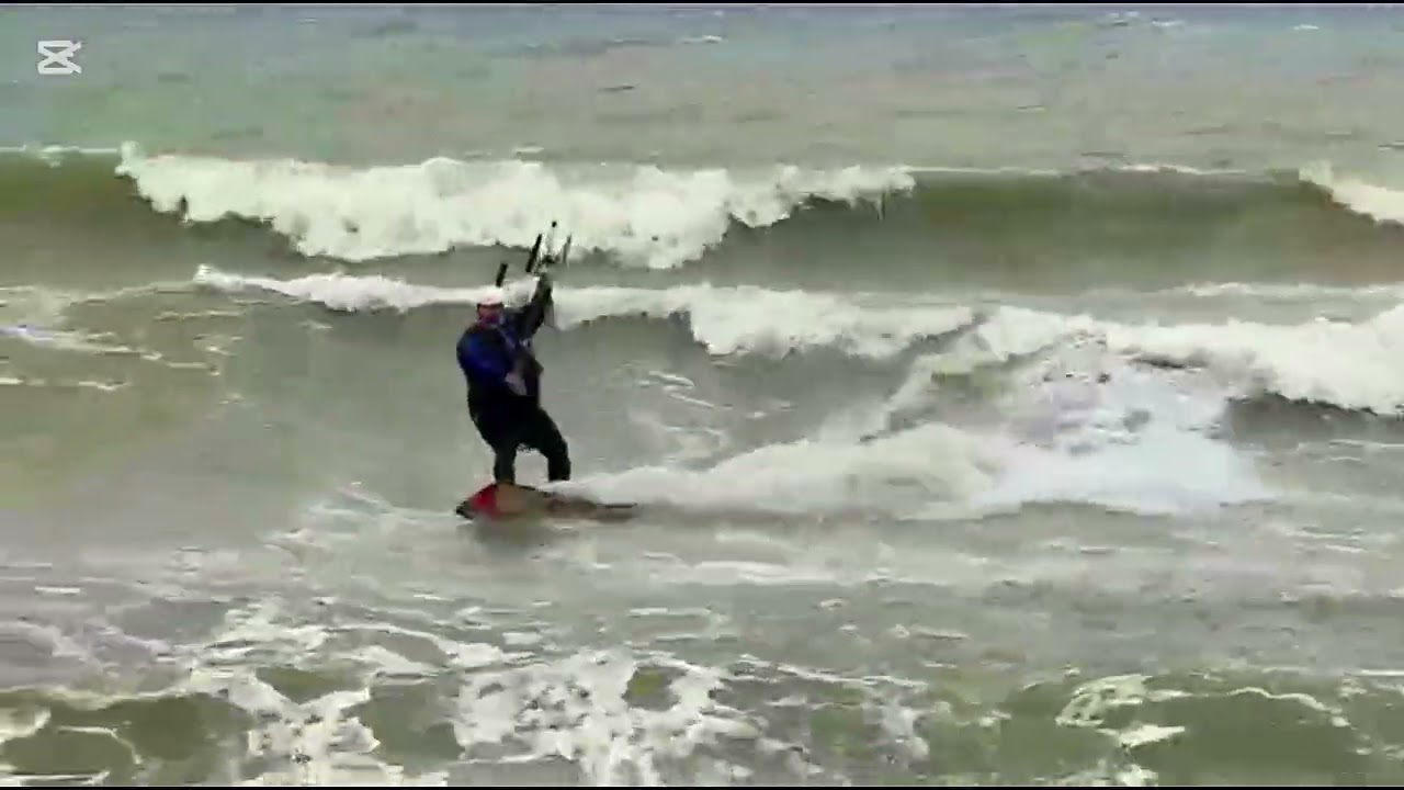 Kitesurfing again 
