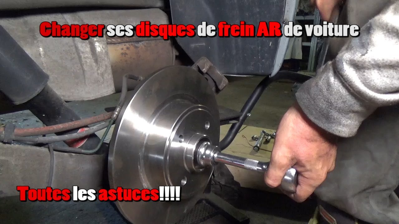 changer des disques de frein arrière de voiture de A à Z