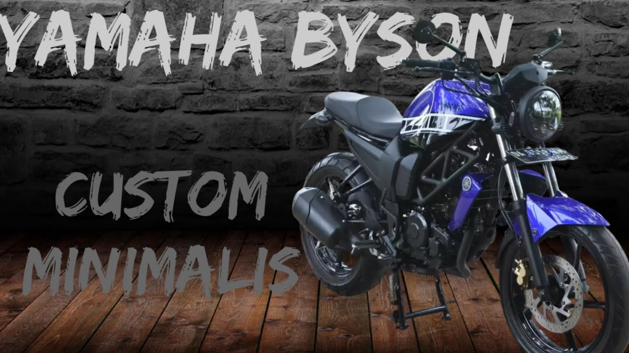 yamaha byson custom irit berasa moge | custom dengan part original 80%