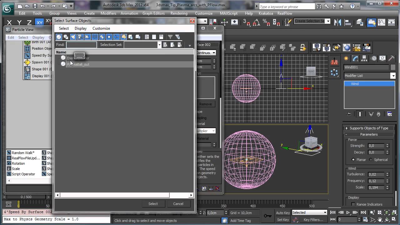 Tip: Plasma arcs with PFlow