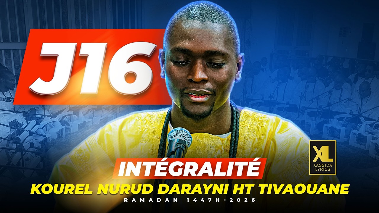 Intégralité😭 Préstation Kourel Nurud Darayni HT Tivaouane - J16 Ramadan 1447H-2026 #khassida