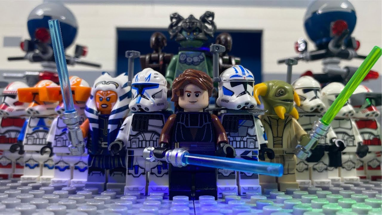 Республиканская осада Катара - (ПОЛНЫЙ ФИЛЬМ) - (Lego Star Wars Stop Motion)