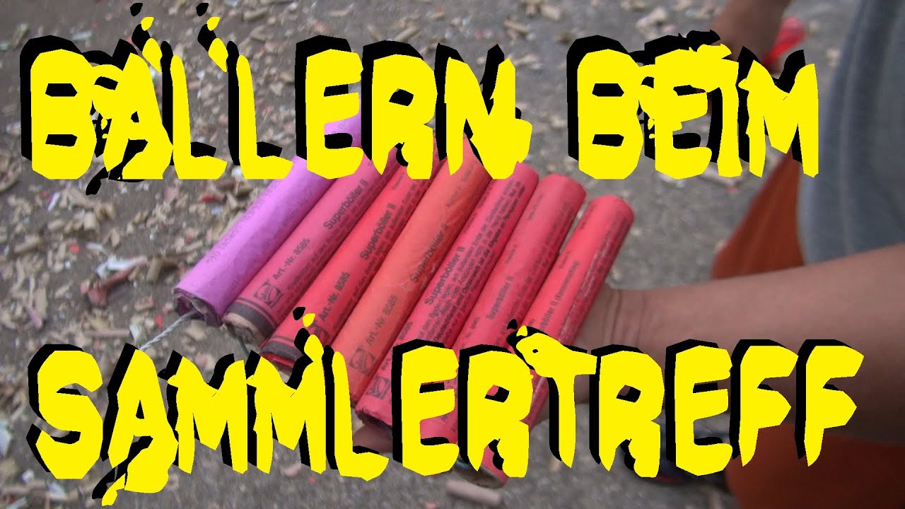 Raritäten-Böller-Inferno beim Sammlertreffen - HIGHSPEEDFIREWORKS
