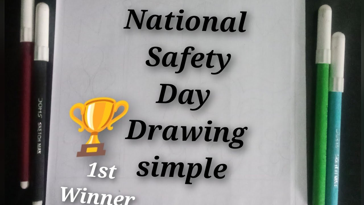 National Safety Day Drawing |Safety Day Drawing |Safety Day Poster drawing |international safety day