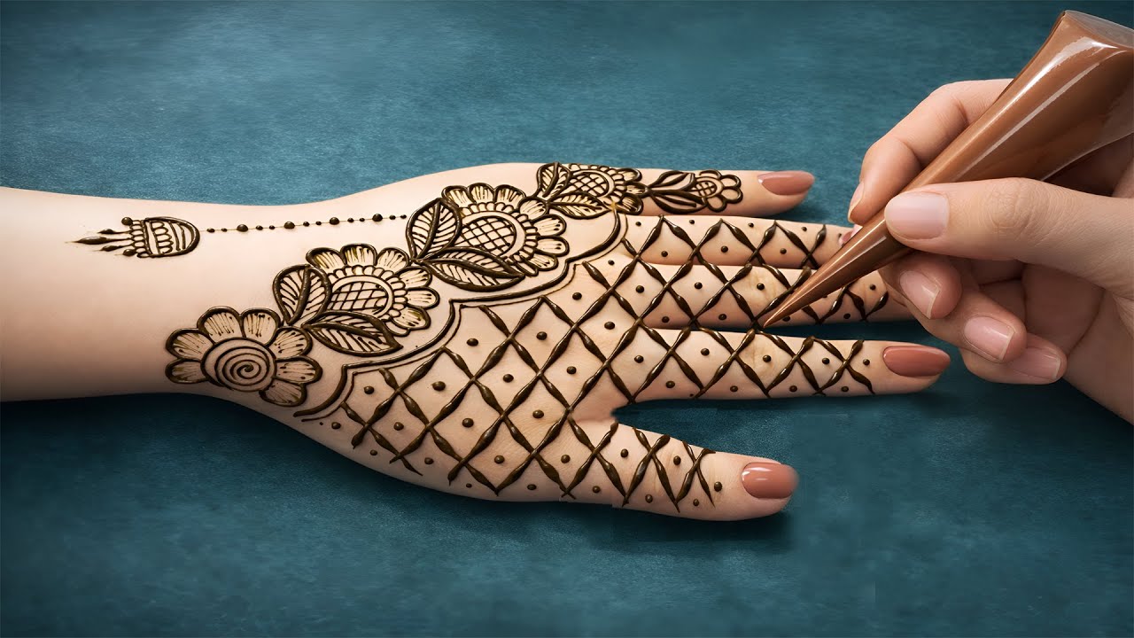 Back Side Mehndi Design Dimple And Easy | New 2026 Beautiful Mehndi Design
