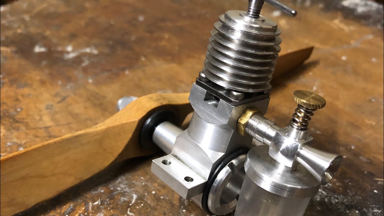 Mills 0.75cc Diésel Engine homemade building process