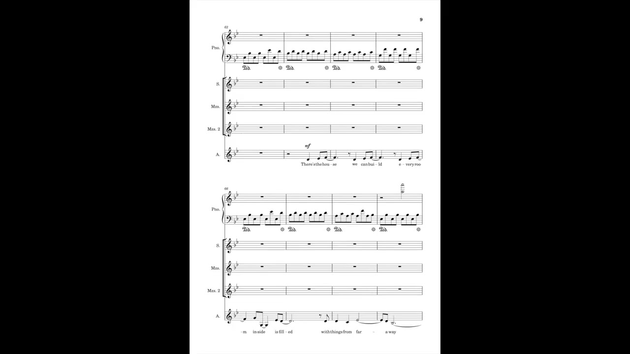 A Million Dreams (SATB choir) Arranged by Meg Hirata