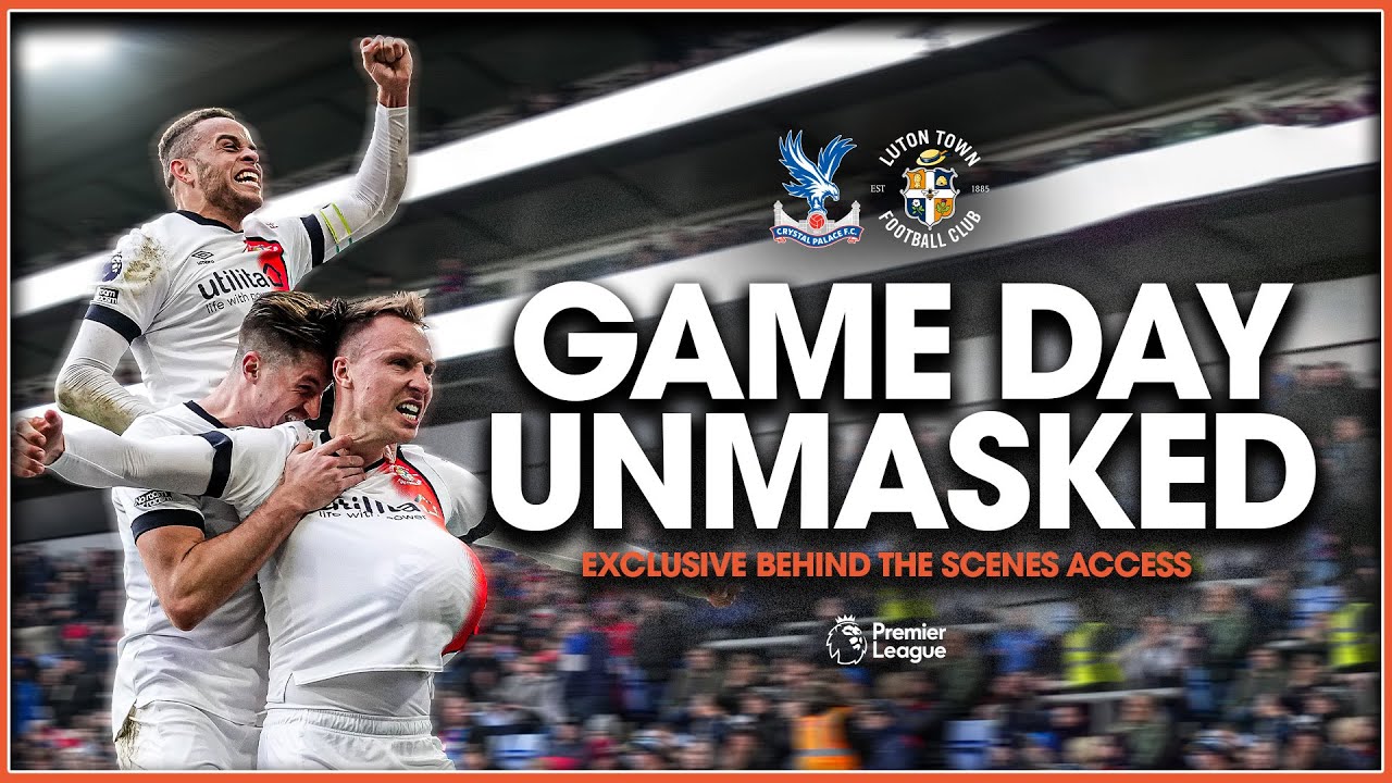 LAST minute equaliser!!! 🔥🦵| GAME DAY UNMASKED | Palace 1-1 Luton