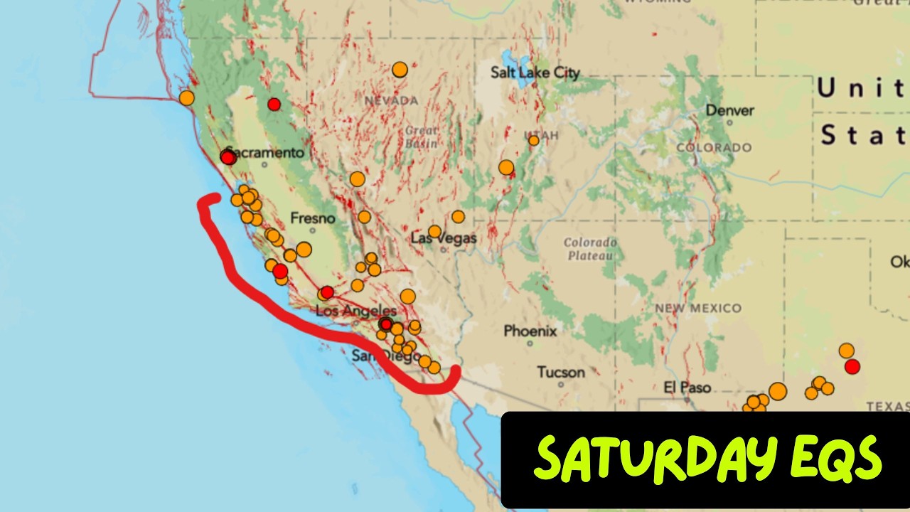 California Earthquakes activity increasing today. 6.0 Earthquake Philippines region.