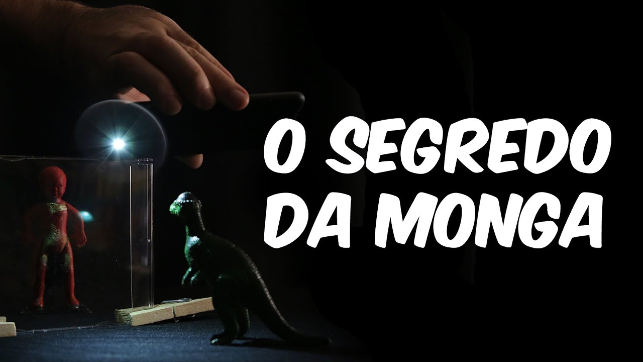 O SEGREDO do efeito MONGA (explicação do holograma caseiro)