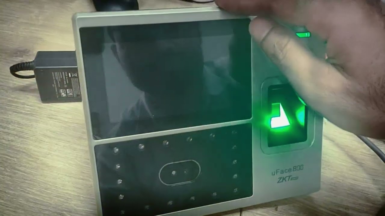BioMetric Device Configure | biometric time & attendance Setup | uFace800 attendance device