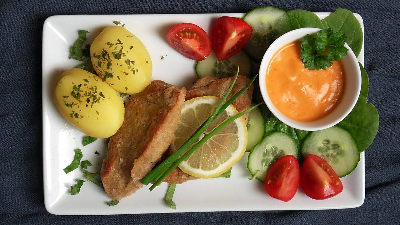 🥕 Vegane Seitan Brustfilets gebacken