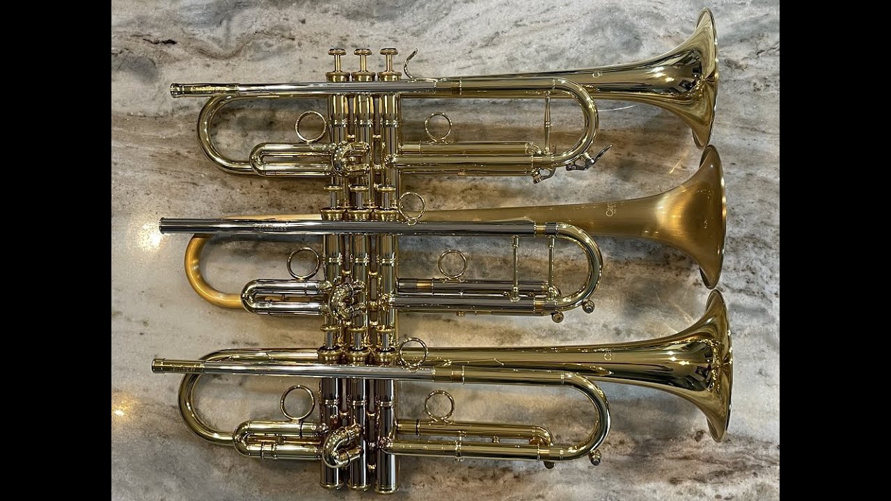 3 Carol Brass Trumpets! The 5060L YSS, 6280H GSS & the Giuffredi