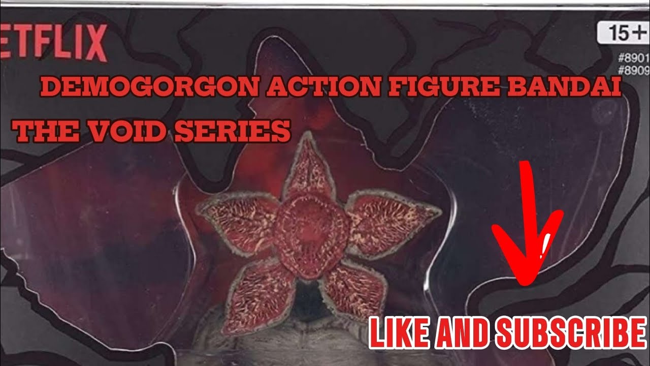 Mostrando meu boneco do demogorgon de stranger things da Bandai 