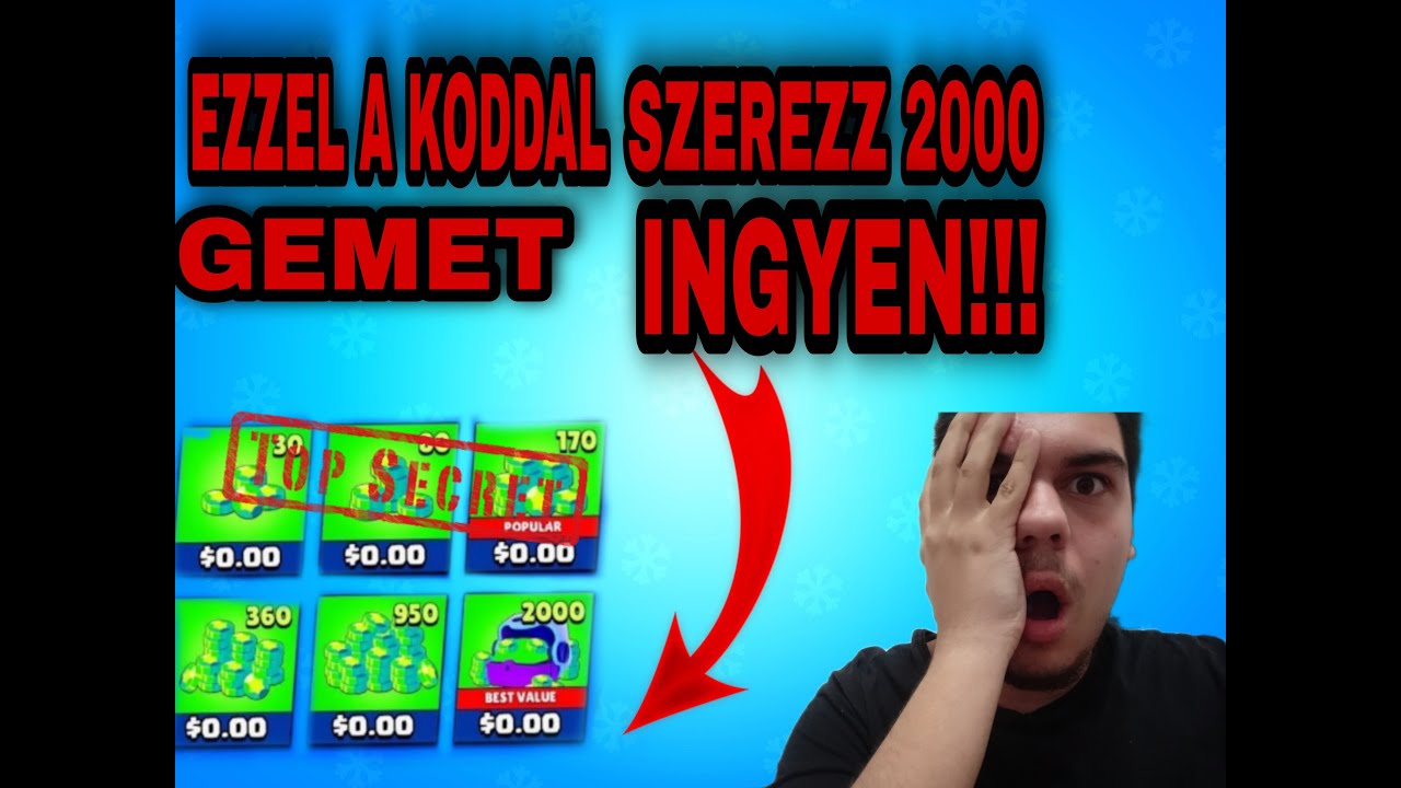 IGY SZEREZZ 2000GEMET INGYEN!!!! BRAWL STAR #10