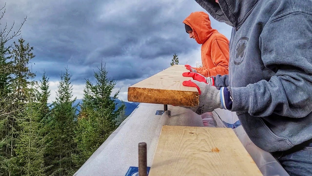 Truss me, we'll get this roof on soon! But first: Sill plates and airtight envelope (passive house)