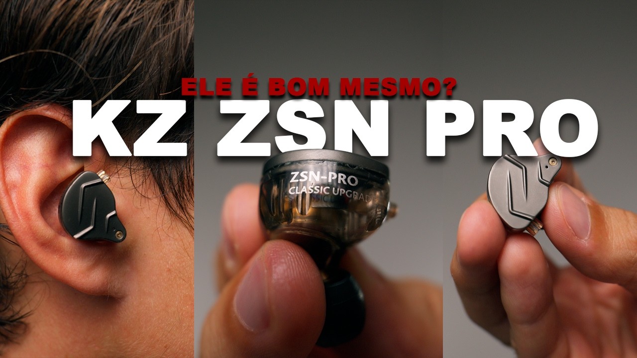 Fone de Ouvido KZ ZSN PRO | Vale Apenas Mesmo? TESTEI E FALEI A VERDADE.
