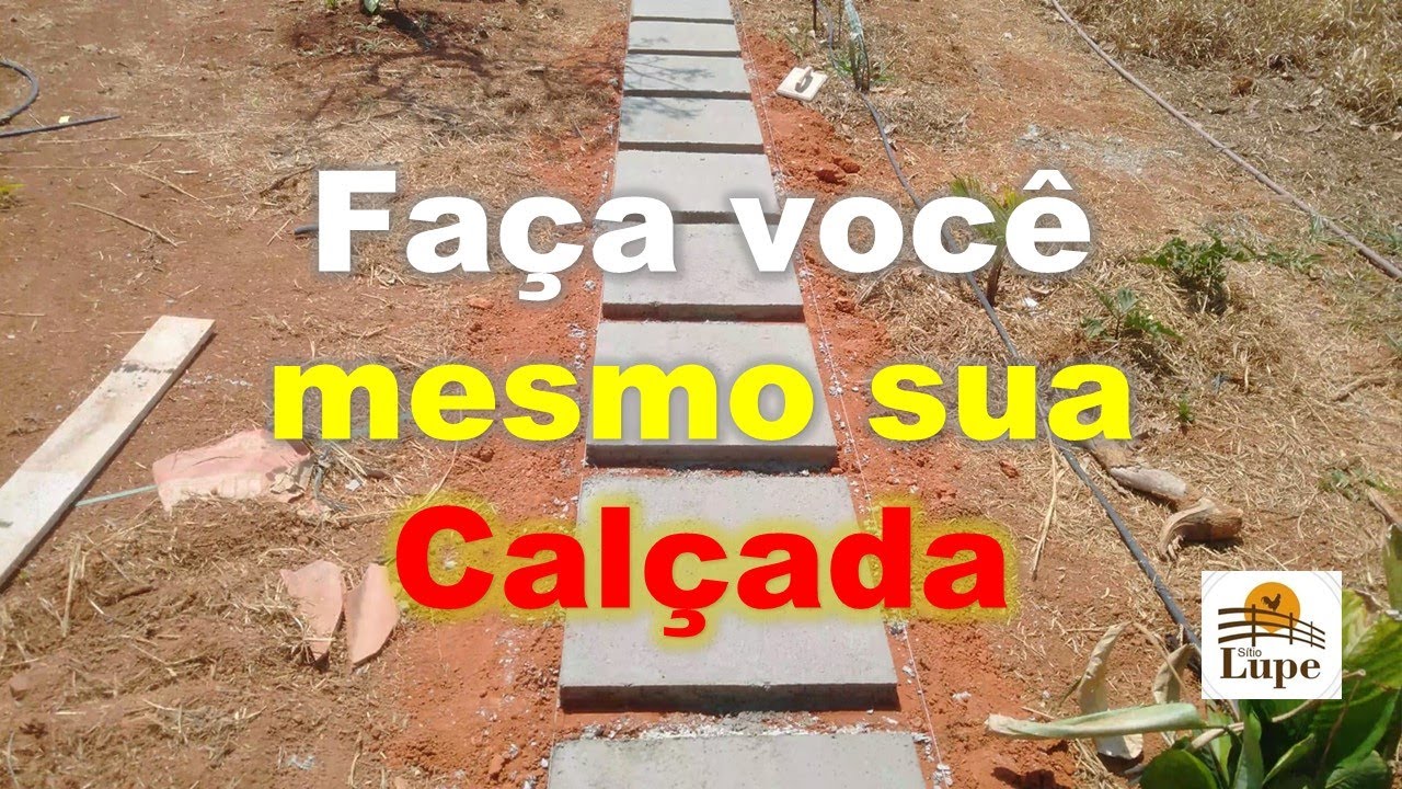 PISANTE DE CONCRETO - CALÇADA DE CONCRETO