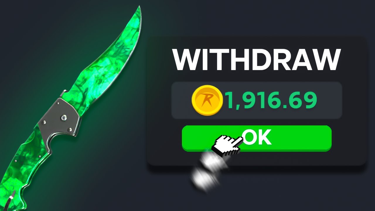 Вывод EMERALD на CSGORoll..