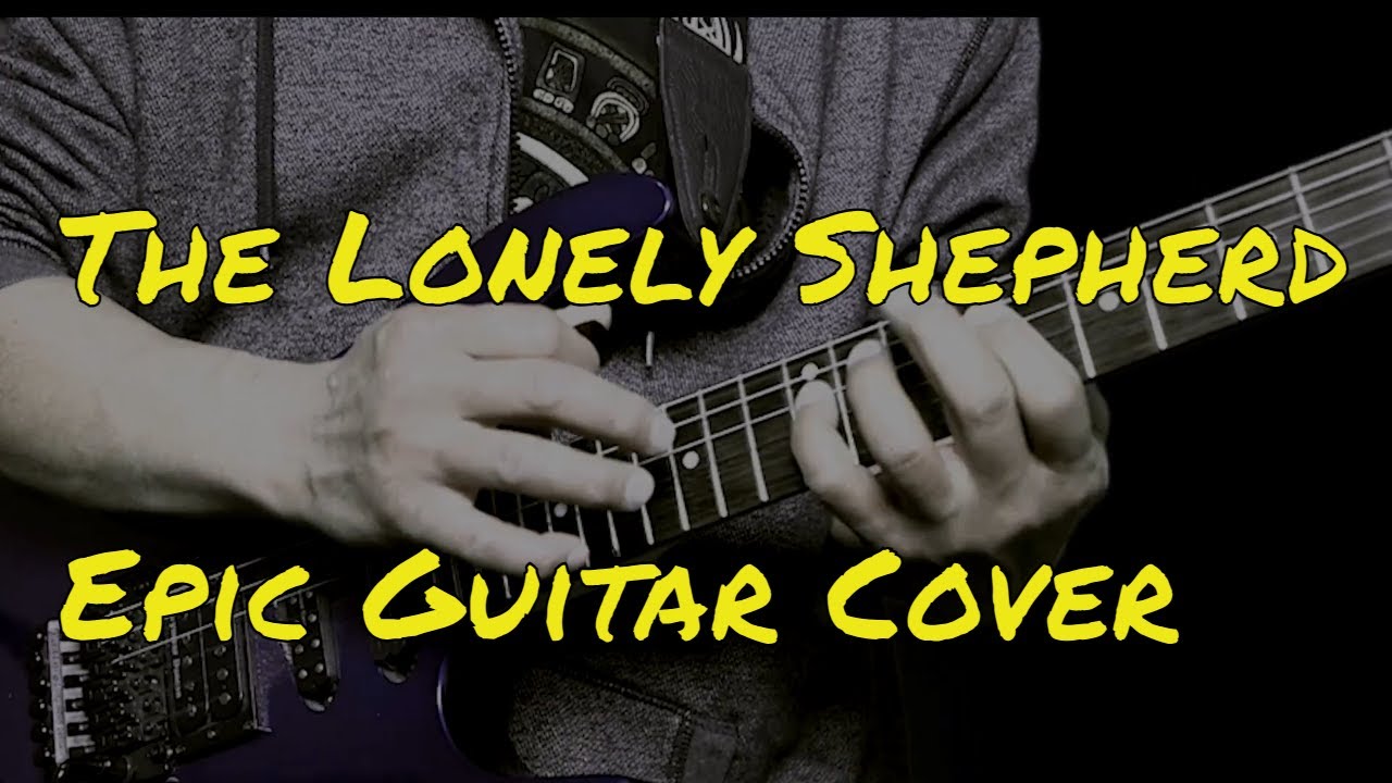 The Lonely Shepherd on an electric guitar