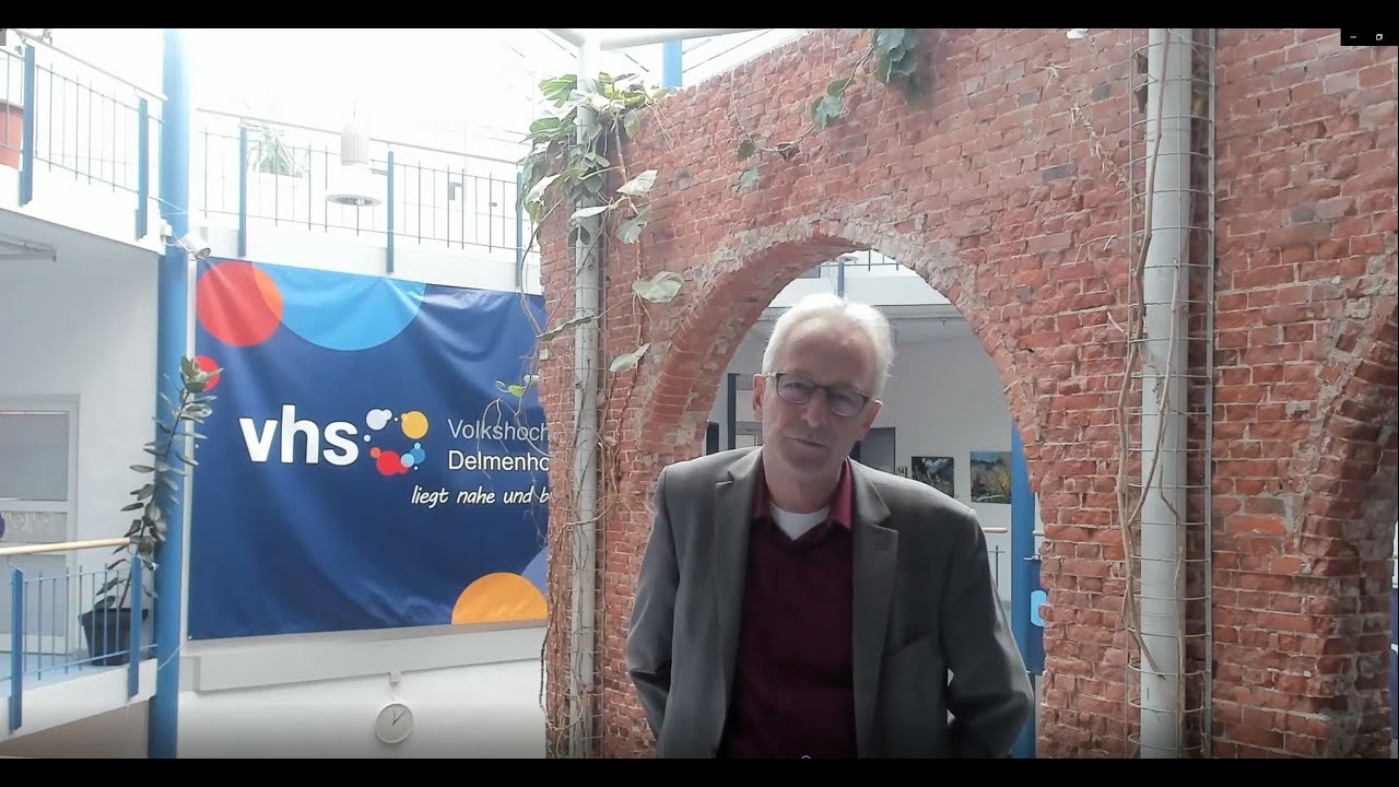 75 Jahre VHS Delmenhorst: Gru&szlig;worte von Oberb&uuml;rgermeister Axel Jahnz
