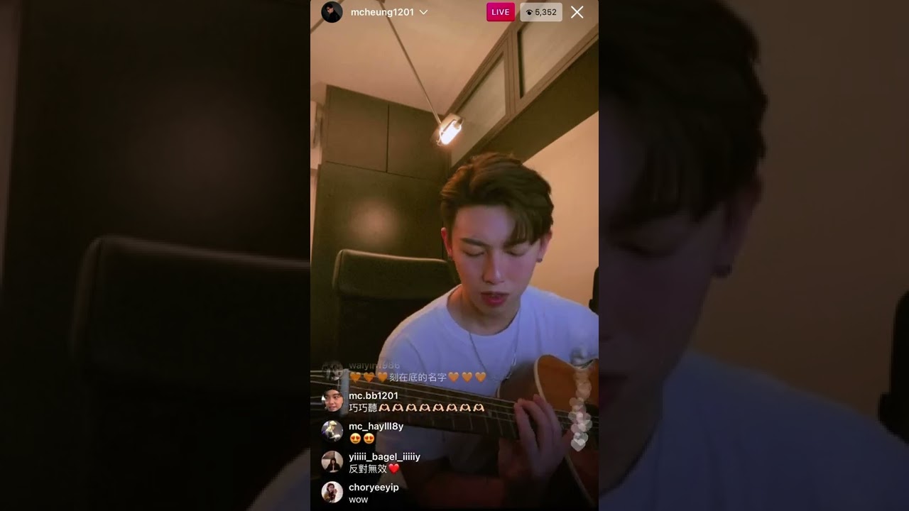 MC 張天賦 《紅豆》Cover 原唱：王菲 Instagram IG Live